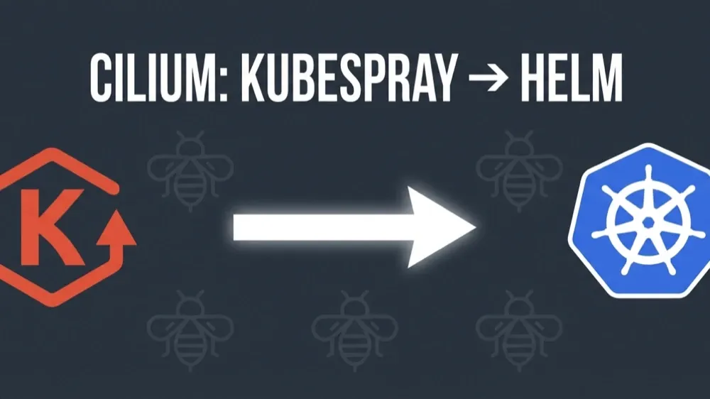 Gateway API 전환기 (1) - Cilium을 Kubespray에서 Helm으로
