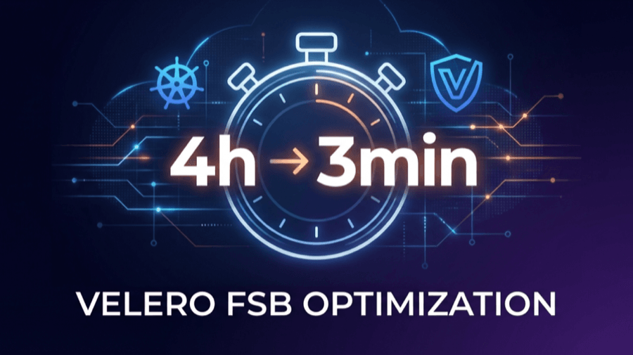 Velero FSB 백업이 4시간 걸린다고?