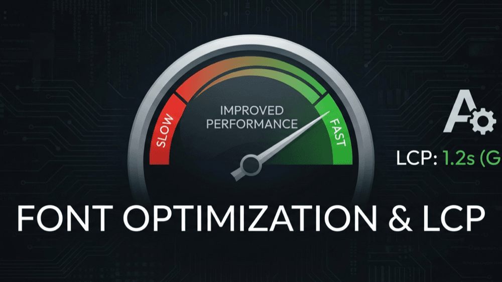 웹폰트 하나 바꿨을 뿐인데 LCP가 73% 개선됐다