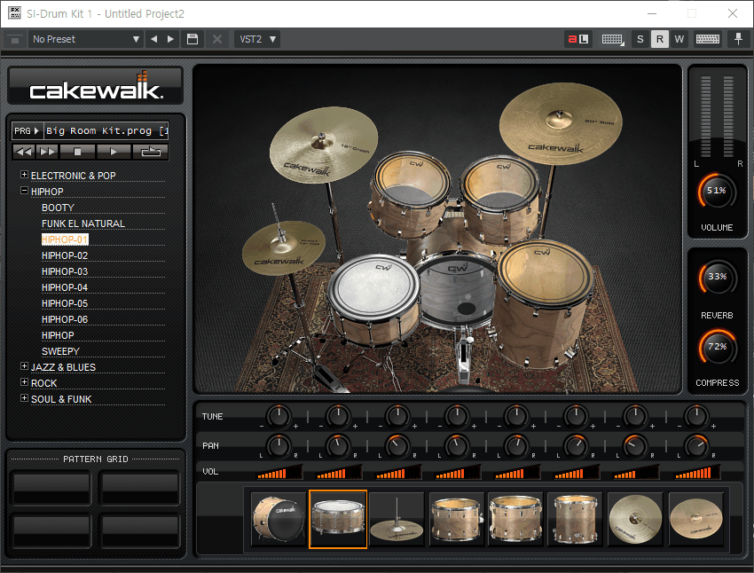 SI-Drum Kit 샘플