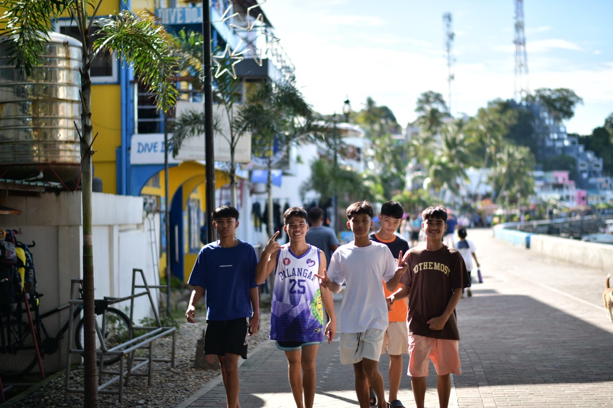 사방 해변 산책