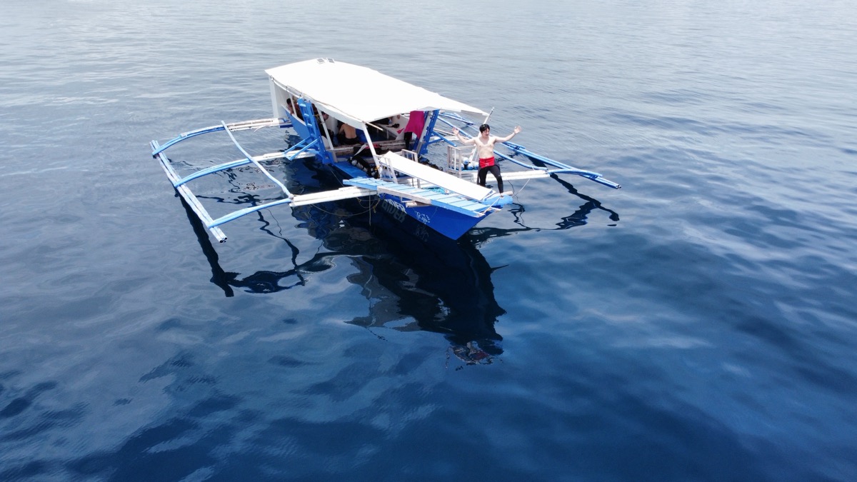 방카보트 위에서